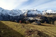 Sulle nevi alle baite alte in Arete-Valegino dal Forno di Cambrembo il 1 dicembre 2016 - FOTOGALLERY